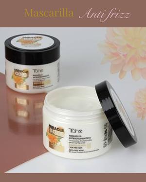 Mascarilla anti-frizz MIRACLE GOLD