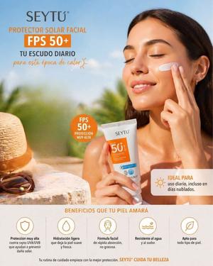 Protector Solar Facial 50 + Seytu de 40grs