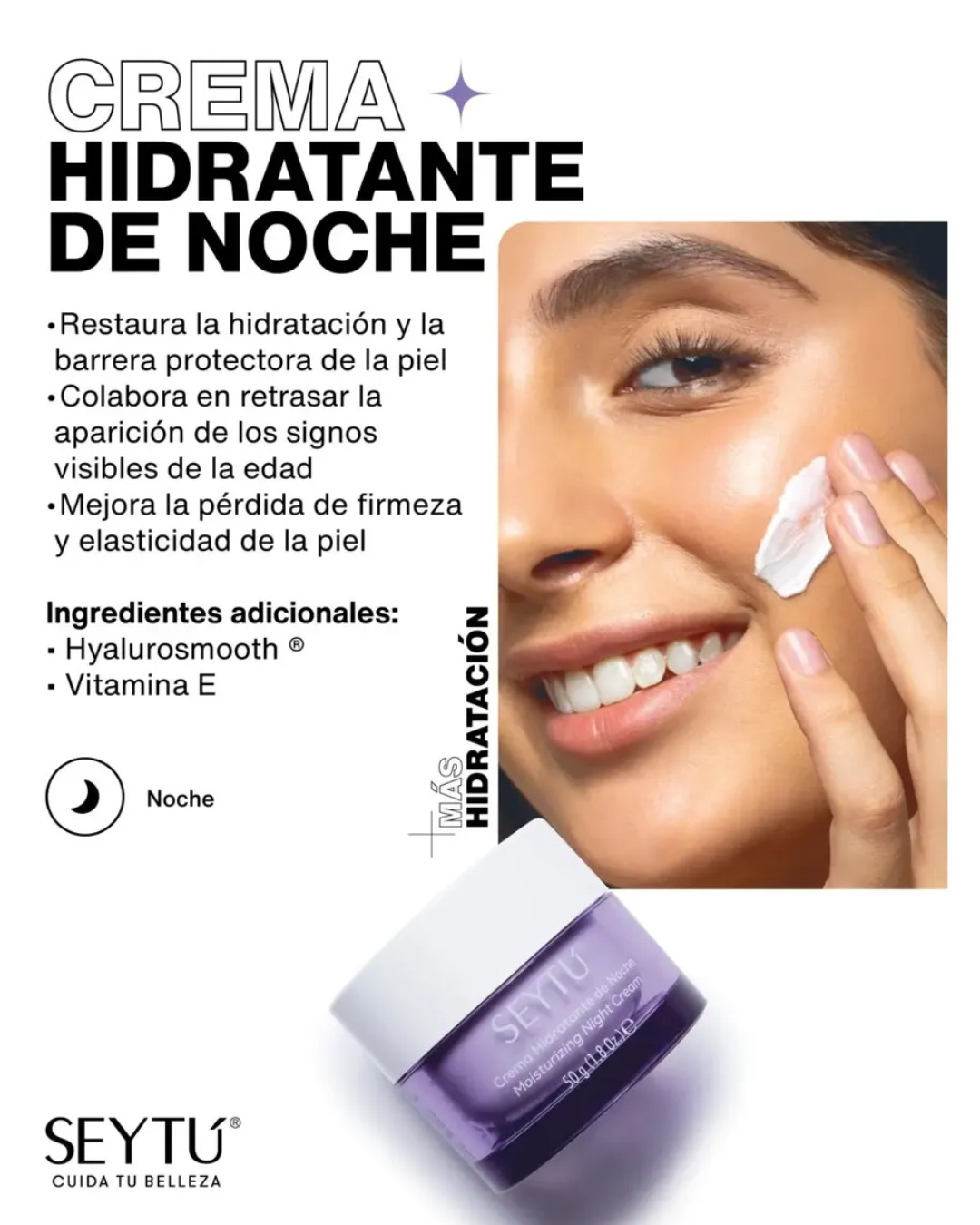 Crema Hidratante de Noche Seytu
