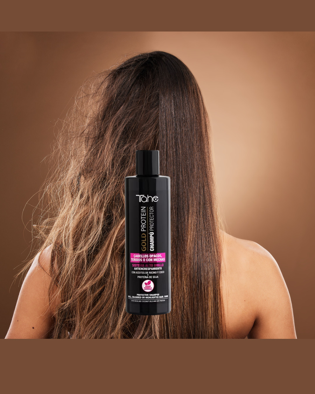 Tahe Gold Protein Shampoo Nutritivo Para Cabello Seco 
