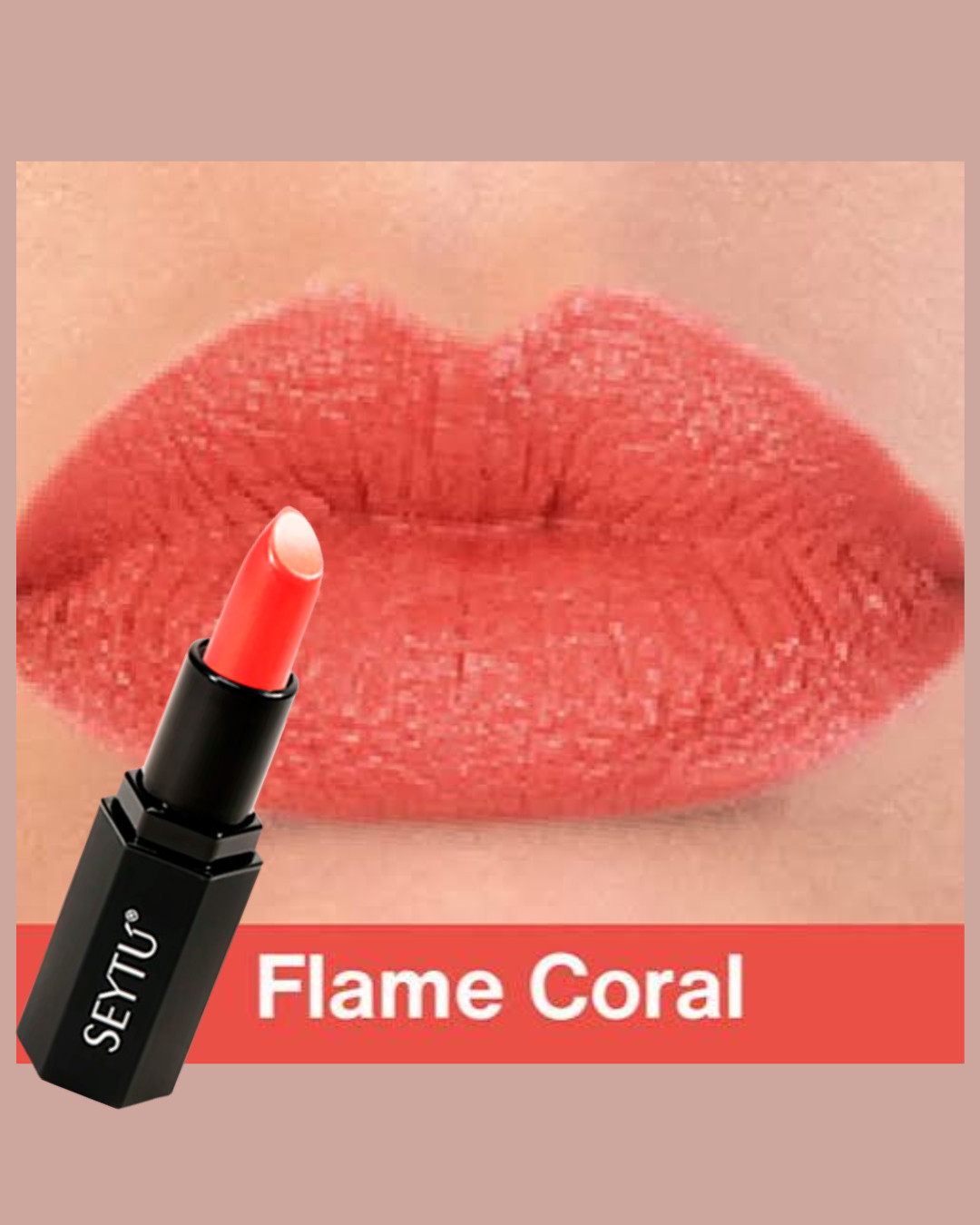 Labial Flame Coral con Protección Solar