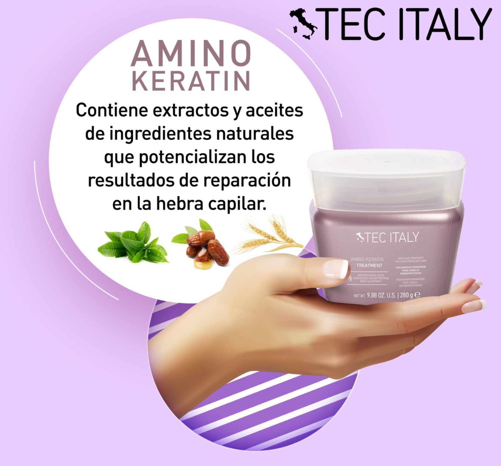 Amino Keratin 280 grs (Mascarilla Ultra Reparadora)