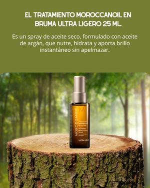El Tratamiento Moroccanoil en Bruma Ultra Ligero 25 ML.