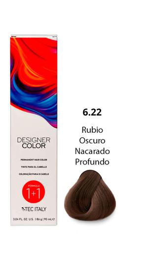 Tec Italy Tinte # 6.22 (Color Rubio Oscuro Nacarado Profundo)