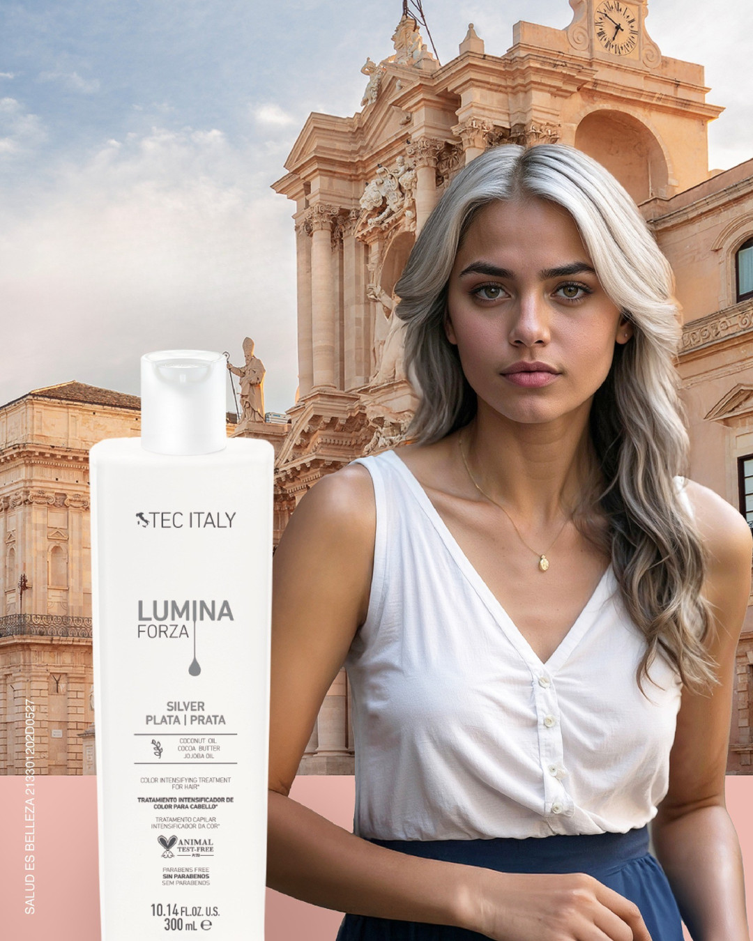 Lumina Plata 300 grs (Para Matizar Canas Y Cabellos Rubios)