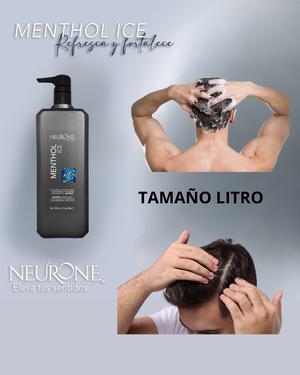 Con Shampo Menthol Ice Litro serás un Hombre que no tendrás mas cuero cabelludo graso