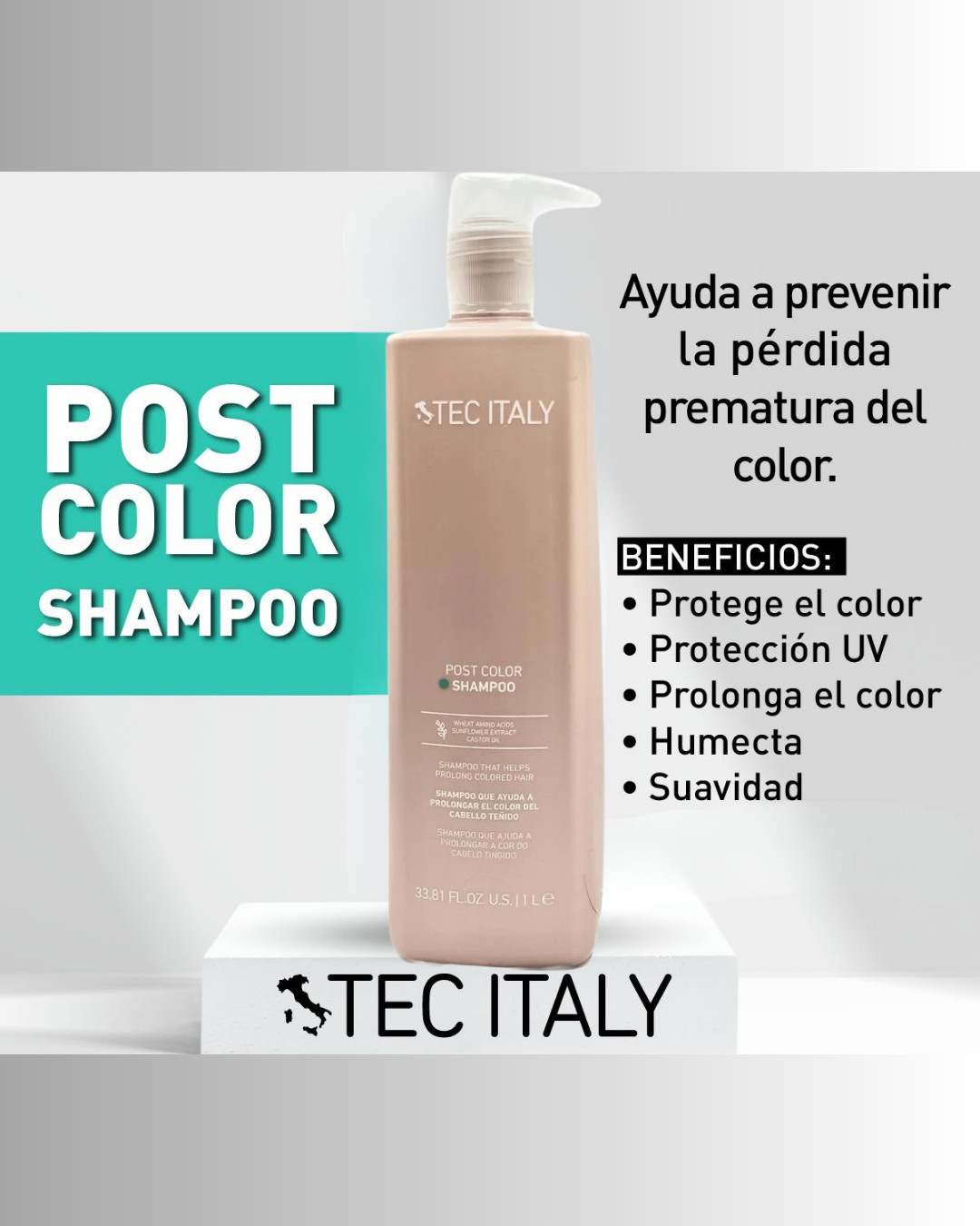 Shampo Post Color de Tec Italy Litro