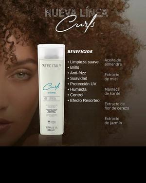 Shampo Curls 300 ML. (Unico Tamaño) Rizos Perfectos