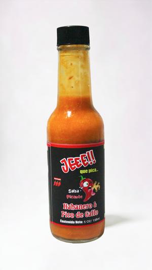 SALSA DE HABANERO Y PICO DE GALLO 150 ML