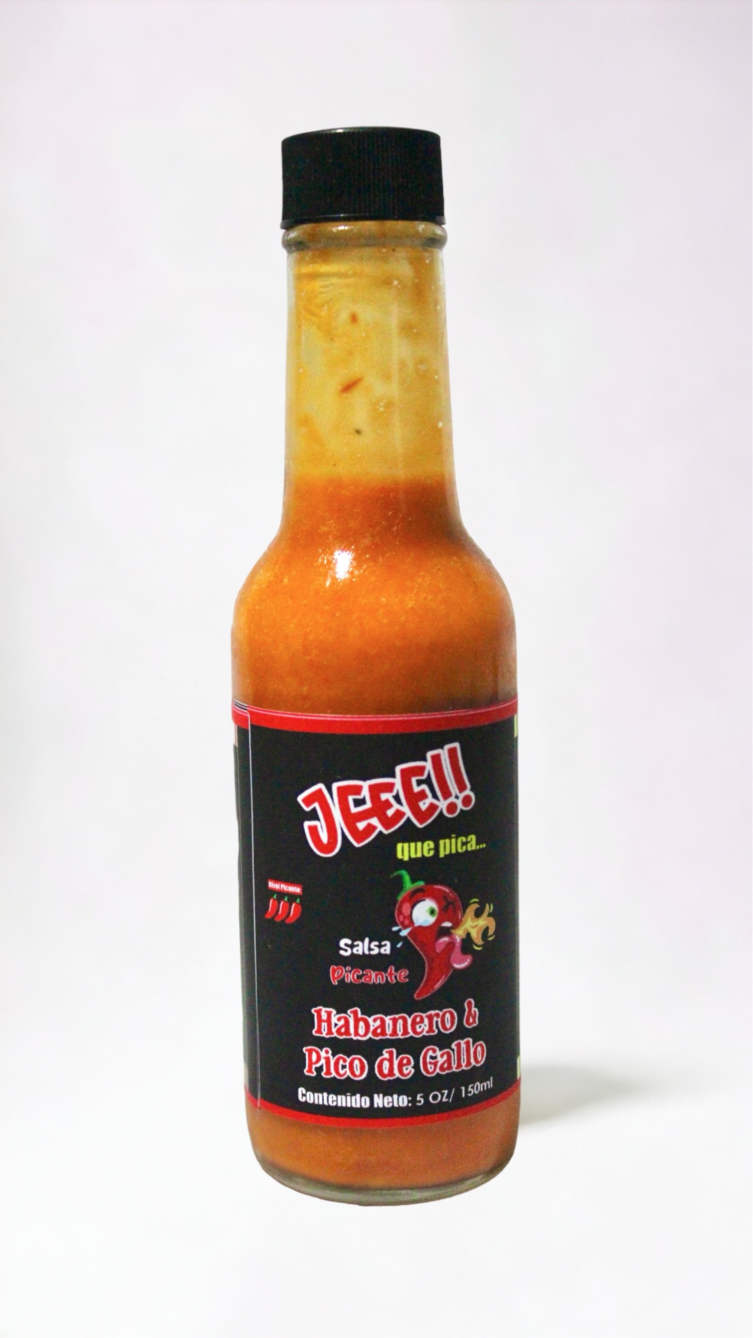 SALSA DE HABANERO Y PICO DE GALLO 150 ML