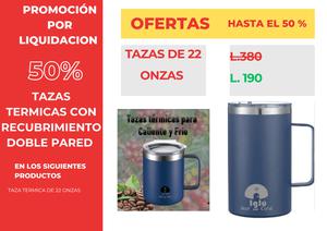 Taza térmica 22oz 50% DESCUENTO mes de mayo