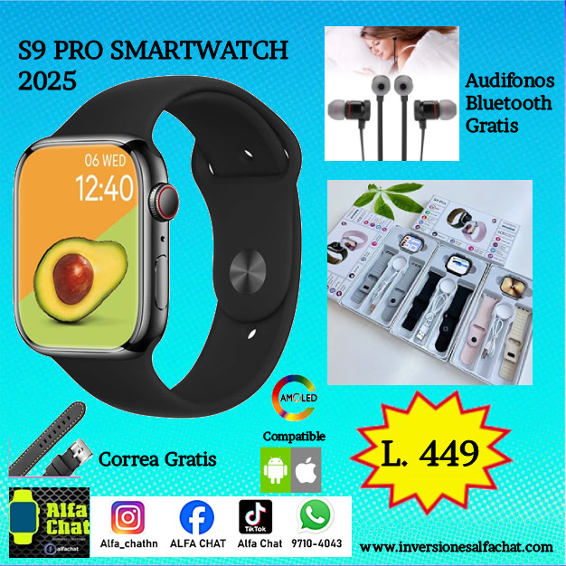 S9 Pro SmartWatch 2025