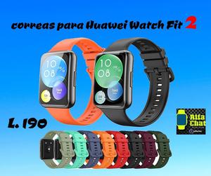 Correas de Silicon para Huawei Watch Fit 2