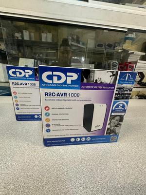 Regulador de Voltaje Cdp 1000va 400w 8 Salidas Blanco/Negro R2c-Avr1008