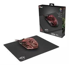 Kit Mouse+Pad Trust Gaming Izza Gxt 783