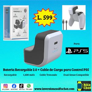 Bateria Recargable 2.0 + Cable de Carga Para Control PS5