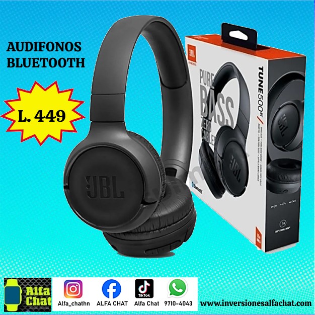 Audifonos Bluetooth JBL Tune 500BT (Generico)