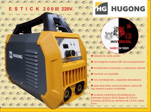 SOLDADORA HUGONG 200AMP 220V