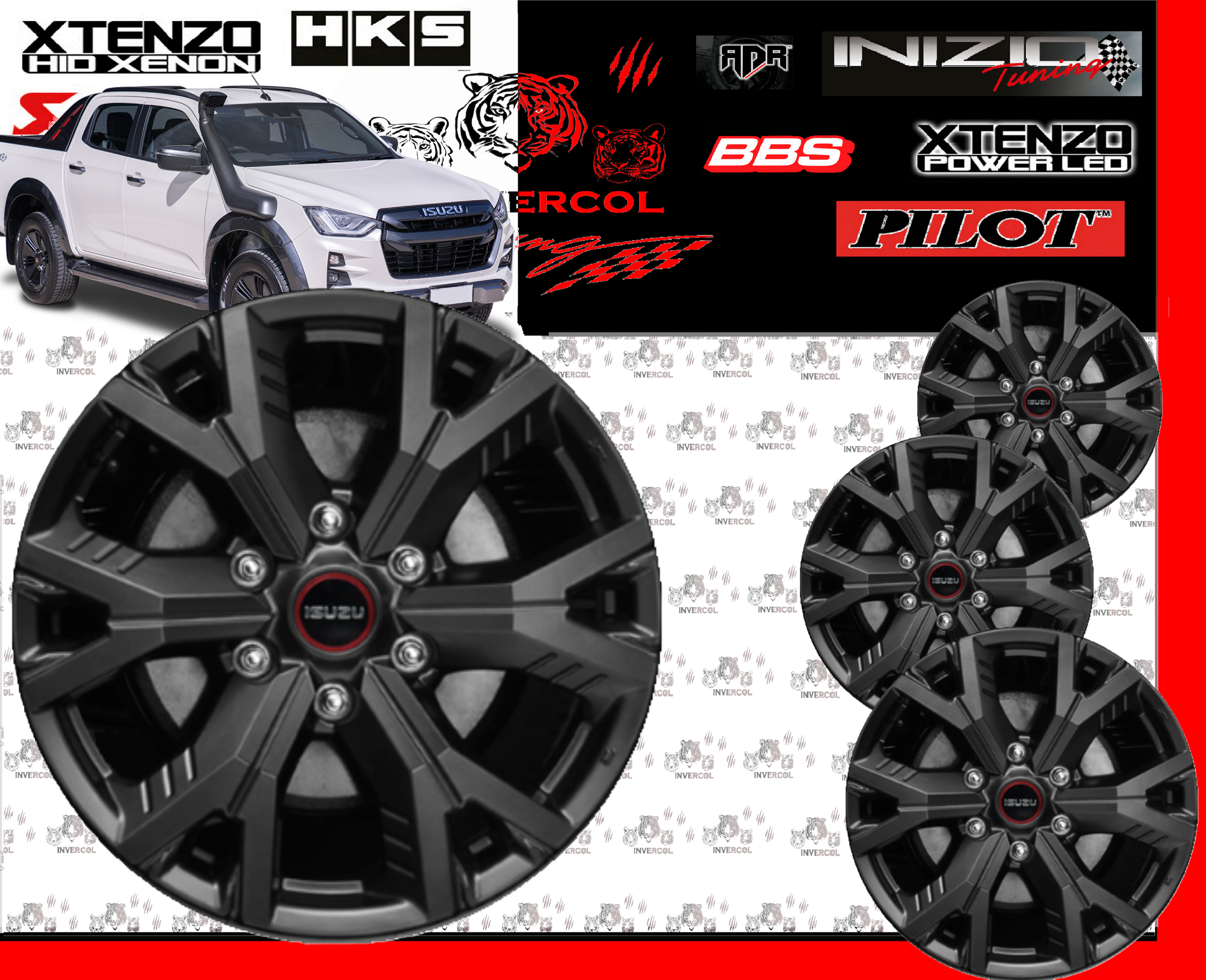 RIN LUJO ISUZU DMAX N. 17  2021+