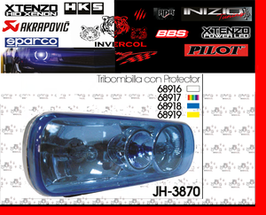 NEBLINERA UNIVERSAL 12V TRIBOMBILLA 
LUZ BLANCA / LUZ AMARILLA / LUZ AZUL / MULTICOLOR