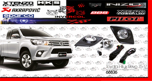 KIT HALOGENAS HILUX REVO 2015/17