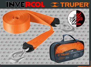 Correa con ganchos para remolque, 48 mm x 5.8 m, Truper
CÓDIGO: 18344 CLAVE: CREM-2X58C
