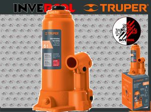 Gato hidráulico de botella de 6 Ton, Truper
CÓDIGO: 14814 CLAVE: GAT-6