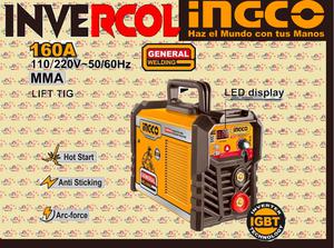 SOLDADORA INVERTER 160amp MMA/TIG ING-UMMA16028