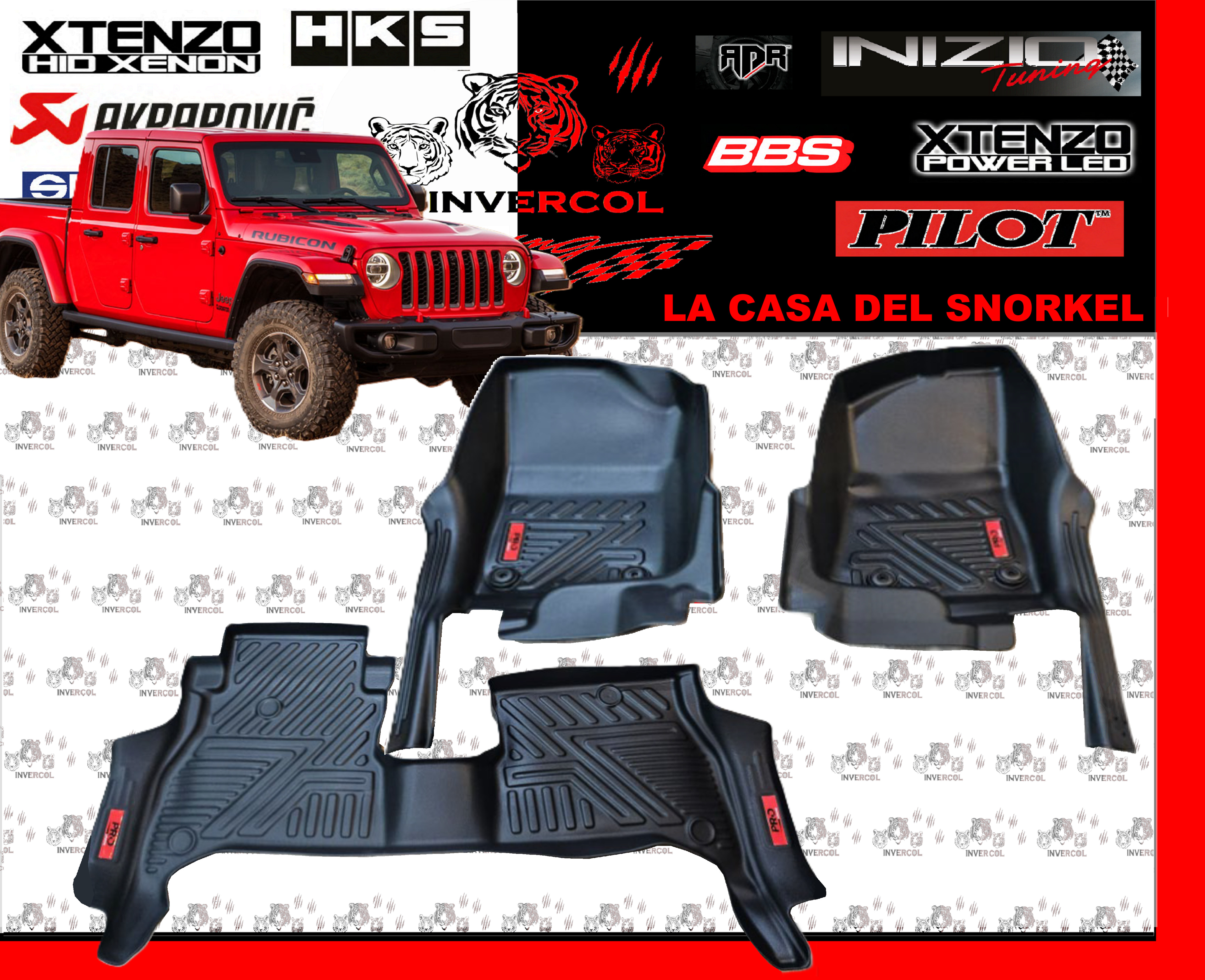 ALFOMBRA BANDEJA 5D JEEP GLADIATOR 2020+