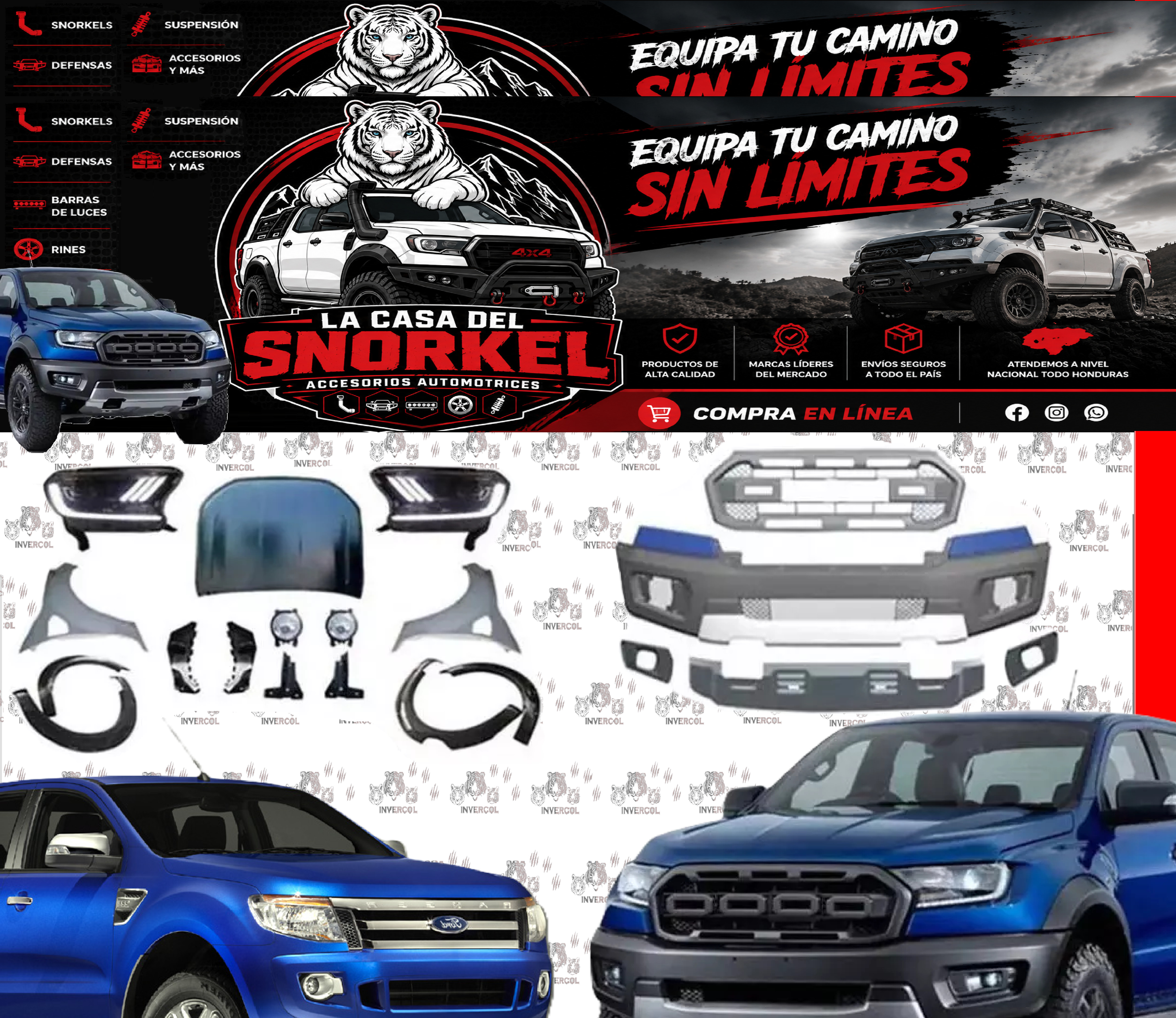 KIT DE CONVERSION RANGER T6 A T8