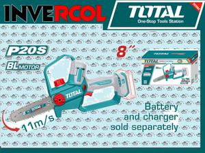 MINIMOTOSIERRA INALAMBRICA 8" 20V INDUSTRIAL SUPER TOTAL (TGSLI2088)