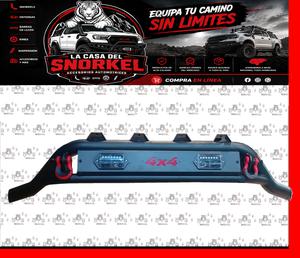 BIGOTE UNIVERSAL NEGRO CON HALOGENAS 4X4