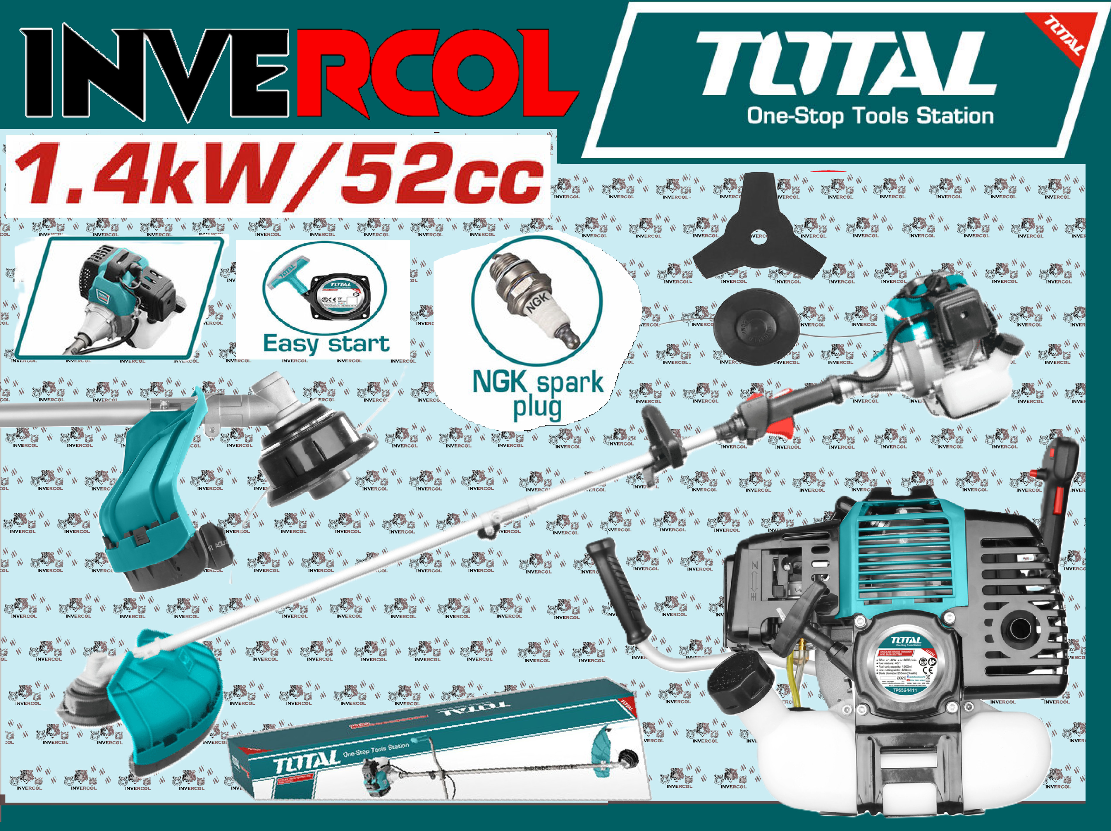 CORTA CESPED A GASOLINA 1.4Kw (2.2HP) TP5524411