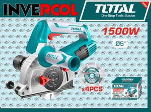 ACANALADORA DE CONCRETO 1500W (5") / INDUSTRIAL / 2-4 DISCOS (TOTAL)