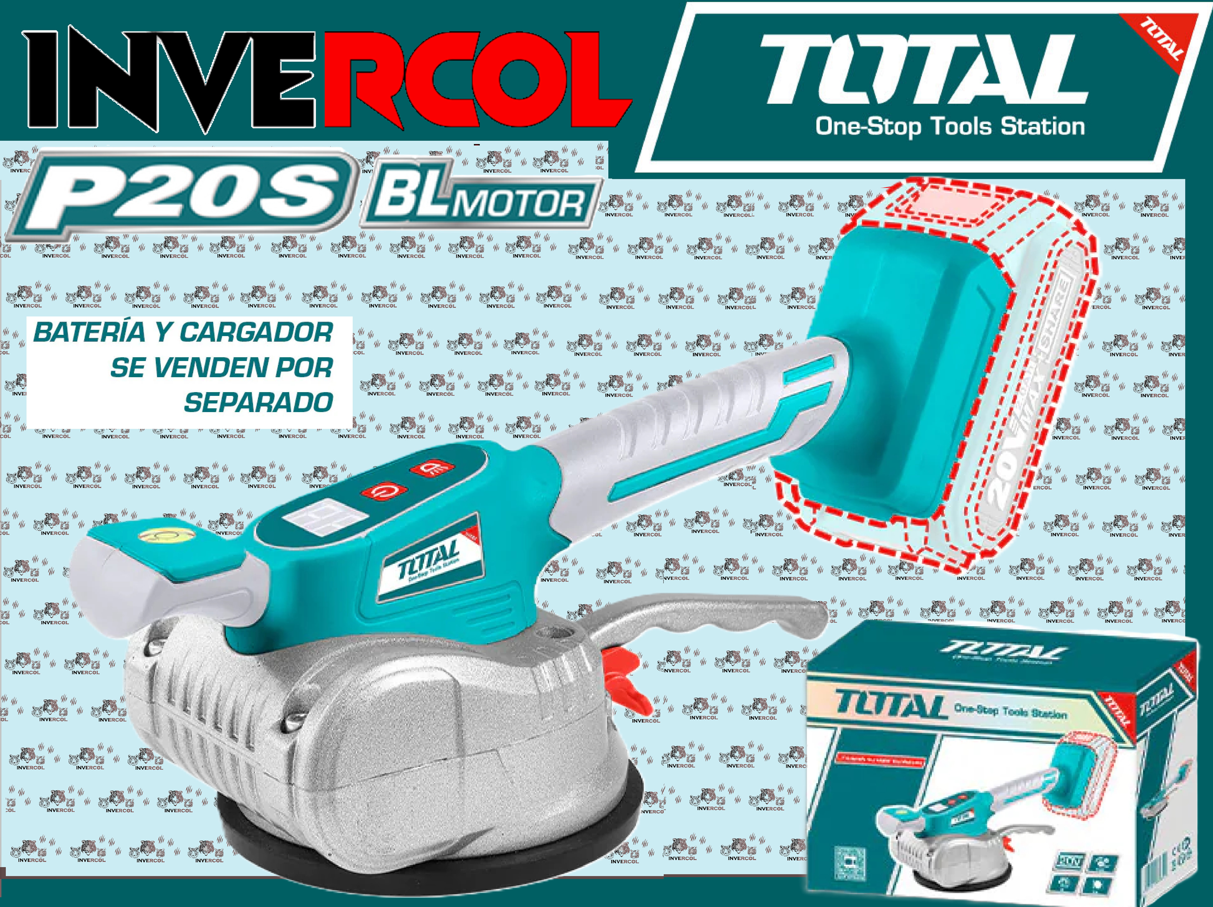 VIBRADOR DE CERAMICA 20V 50 Kilos TTVLI2010