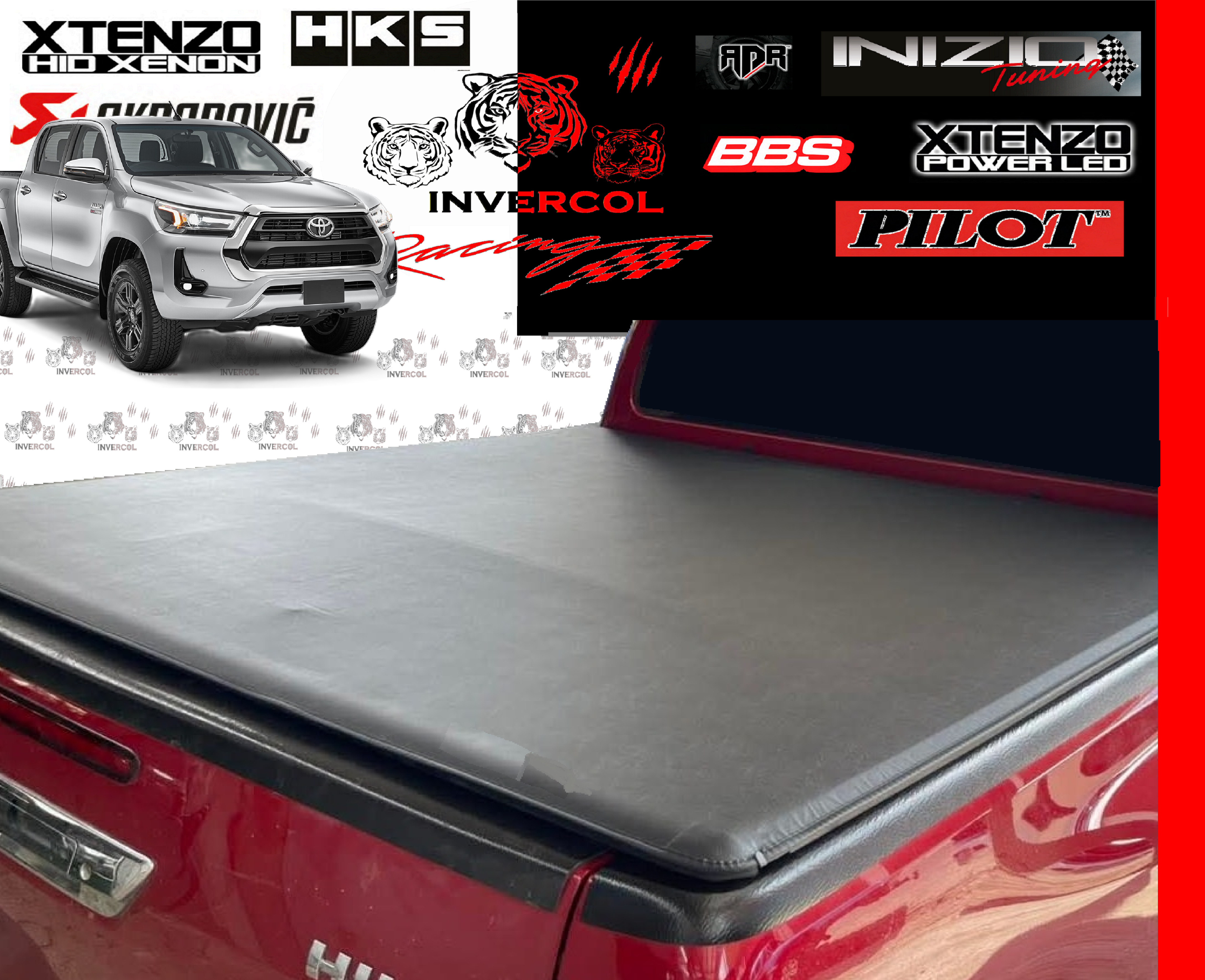 LONA TRIFOLIO HILUX 2015+