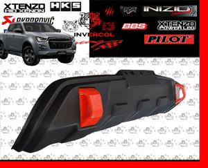 SOBREBUMPER NEGRO C/ROJO DMAX 2021+ 