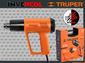 Pistola de calor 2000W con 9 accesorios, TRUPER PRO 16432