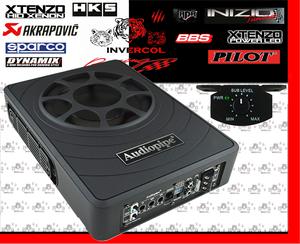 Subwoofer amplificado de perfil bajo Audiopipe de 8"