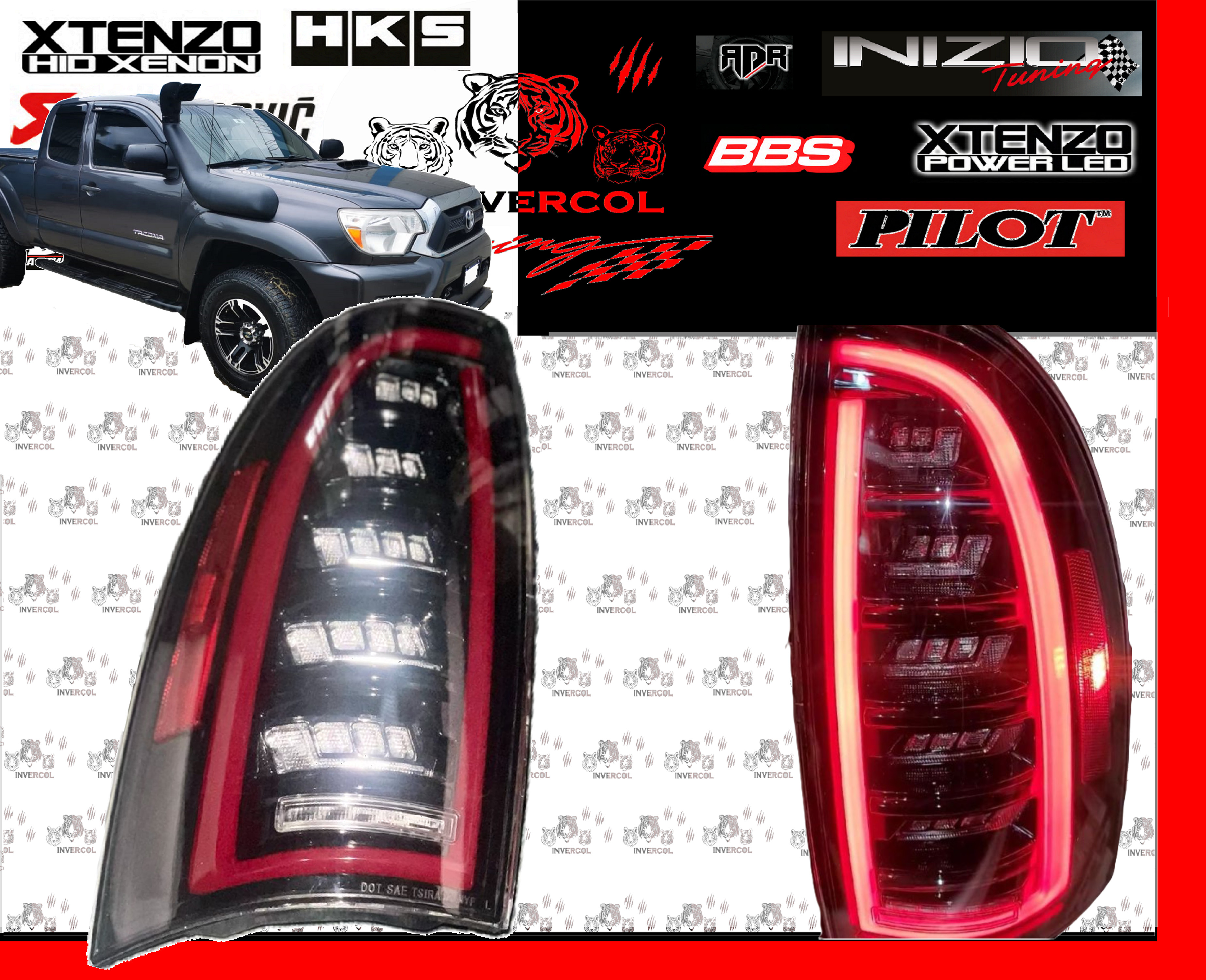 STOP LED PARA TOYOTA TACOMA 2005-2015 PAR