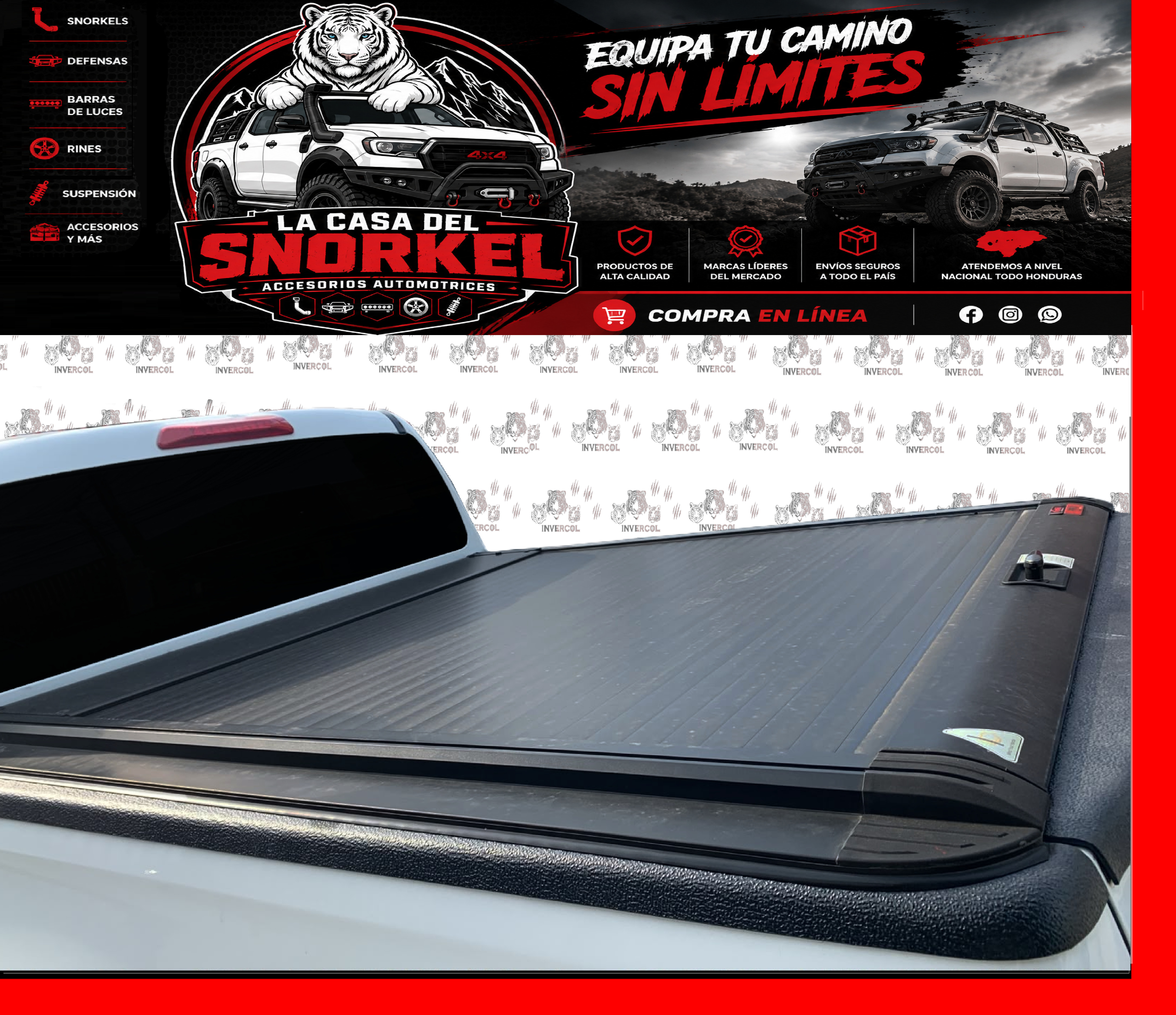 CORTINA RETRACTIL MANUAL  ALUMINIO BT50 / DMAX 2021+