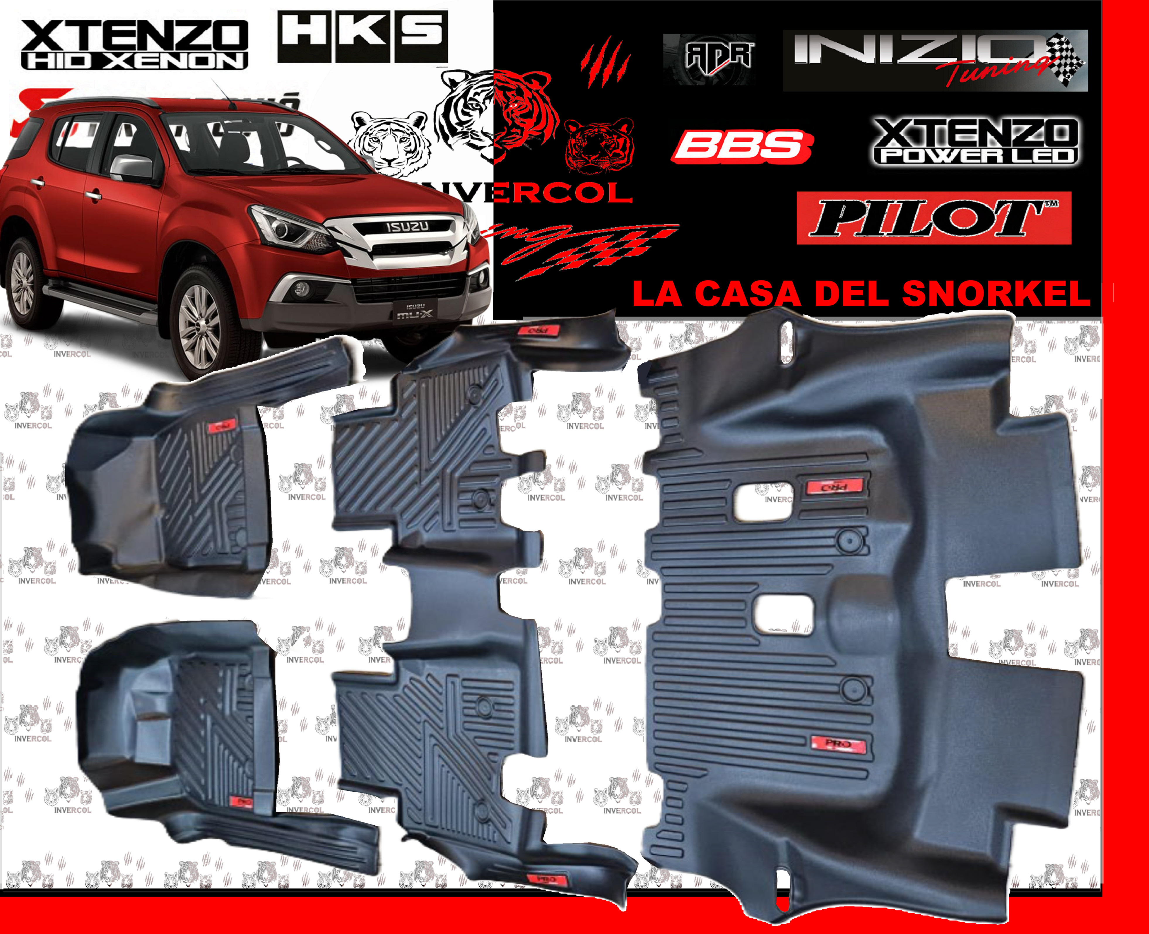 ALFOMBRA BANDEJA 5D ISUZU IMUX 2017+