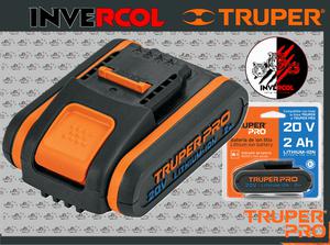 Batería ion litio, 20V, 2 Ah, TRUPER PRO 103240