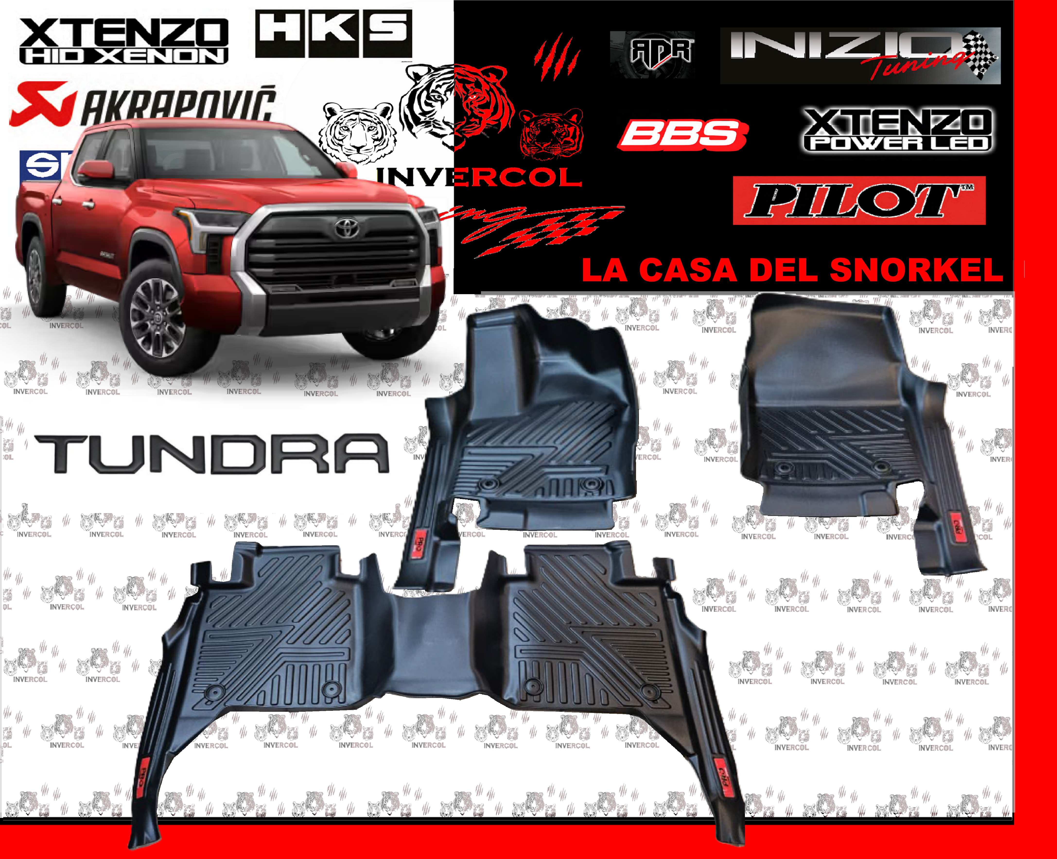 ALFOMBRA BANDEJA 5D TUNDRA 2024 +