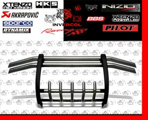 DEFENSA UNIVERSAL NEGRO Y CROMADO