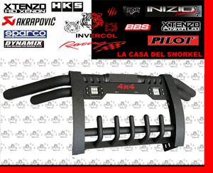 DEFENSA UNIVERSAL NEGRA DOBLE TUBO 4X4