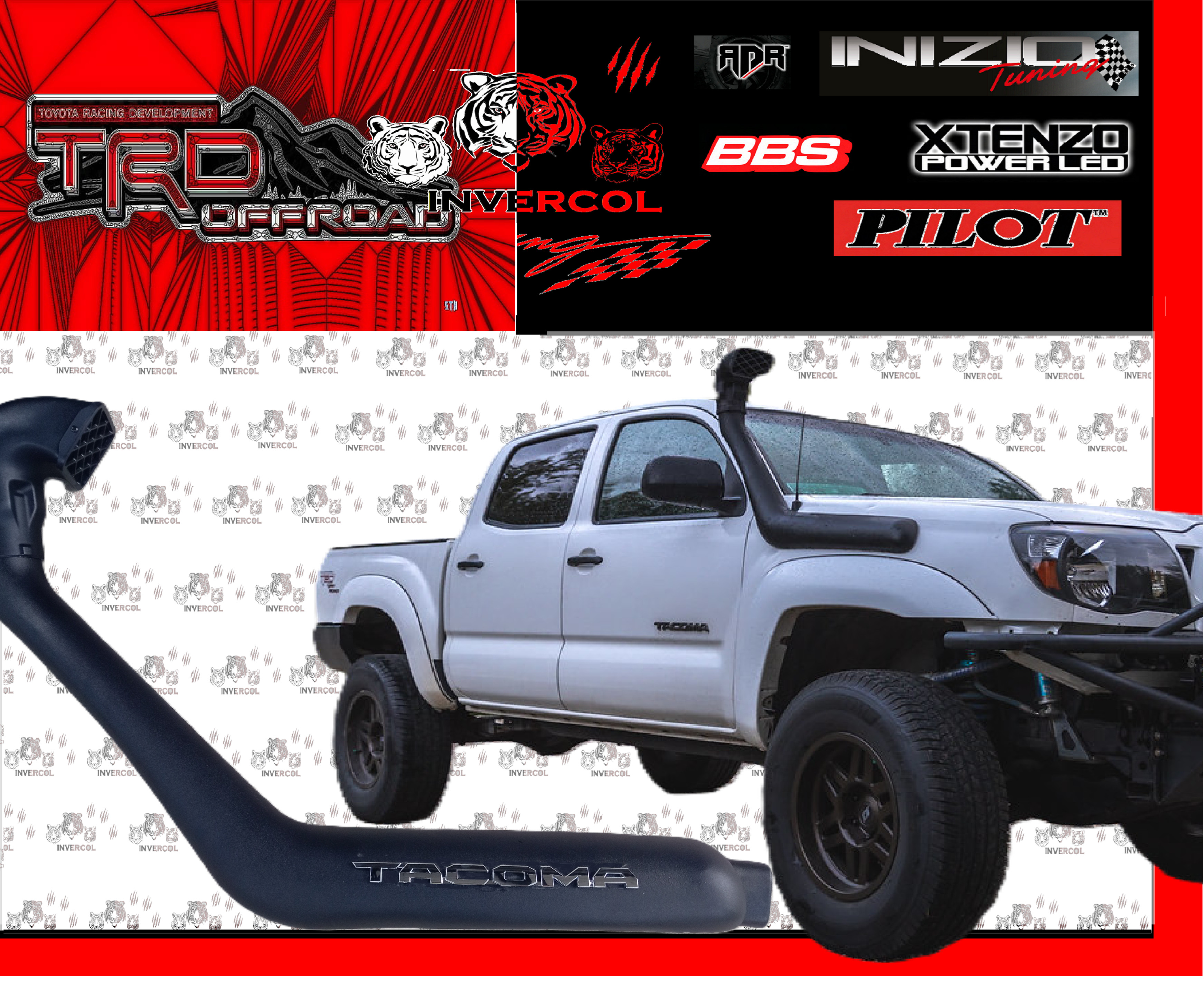 SNORKEL TACOMA 1996/2004 OPCIONAL 2005/15