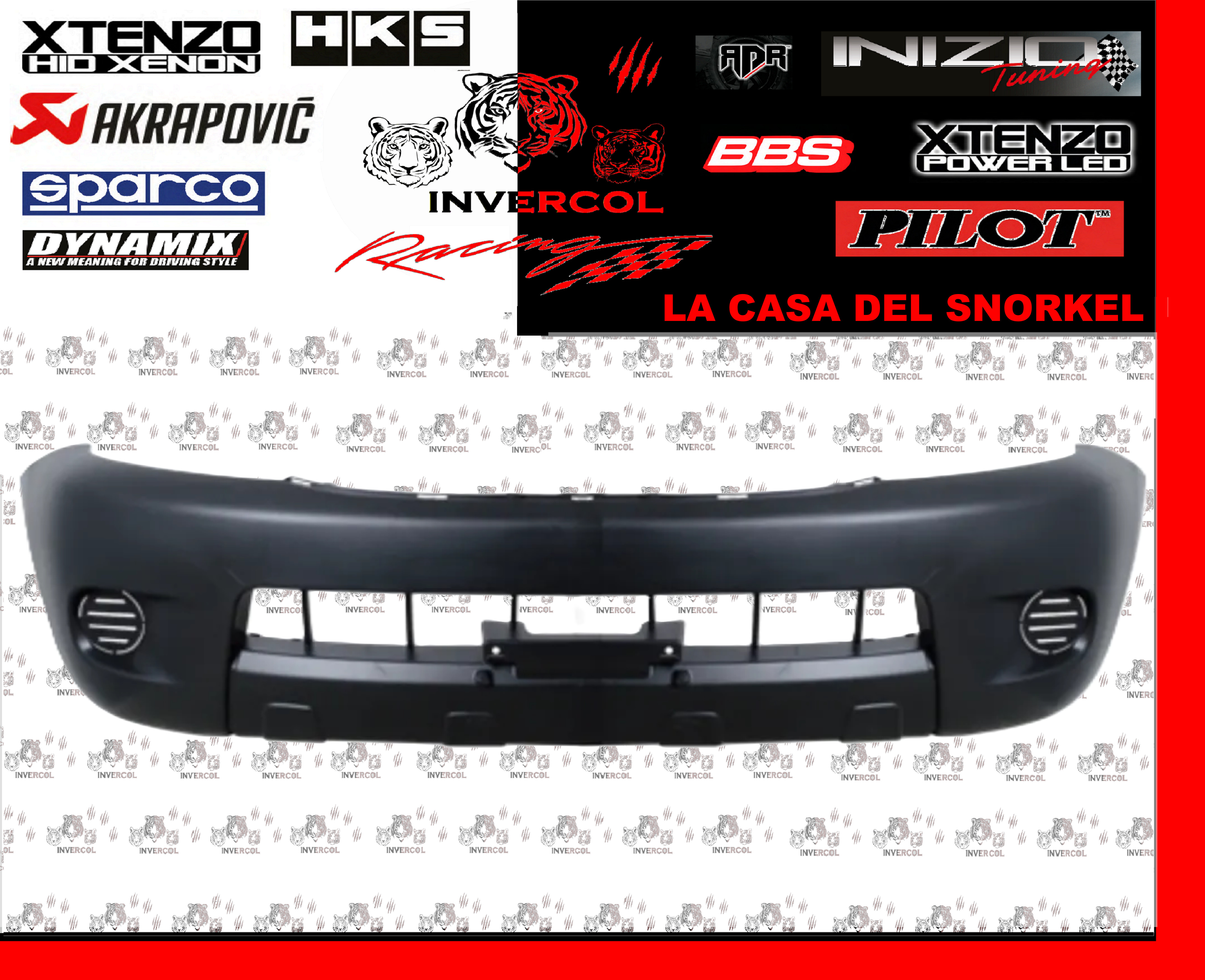 BUMPER DELANTERO TOYOTA HILUX 2005/11 VIGO