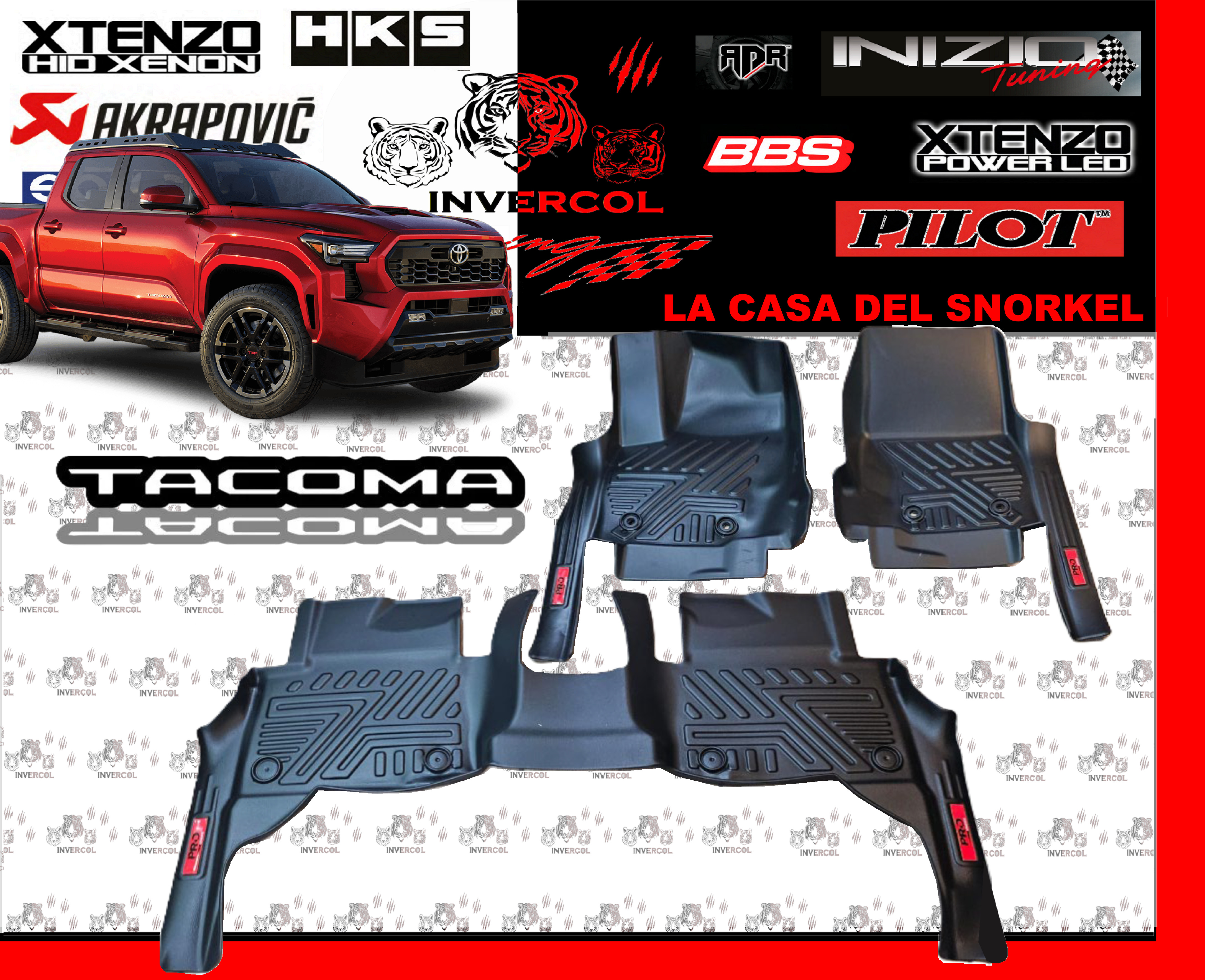 ALFOMBRA BANDEJA 5D TACOMA 2024+