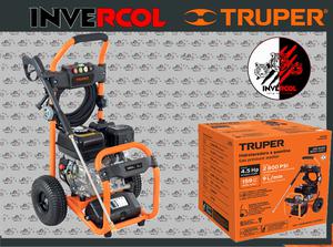 HIDROLAVADORA A GASOLINA, 2,800 PSI, TRUPER COD: 103983